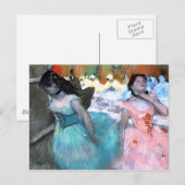 Carte Postale Danseurs - Edgar Degas (Devant / Derrière)