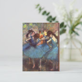 Carte Postale Danseurs en bleu (Debout devant)