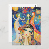 Carte Postale Danseurs Et Rêves (Devant / Derrière)