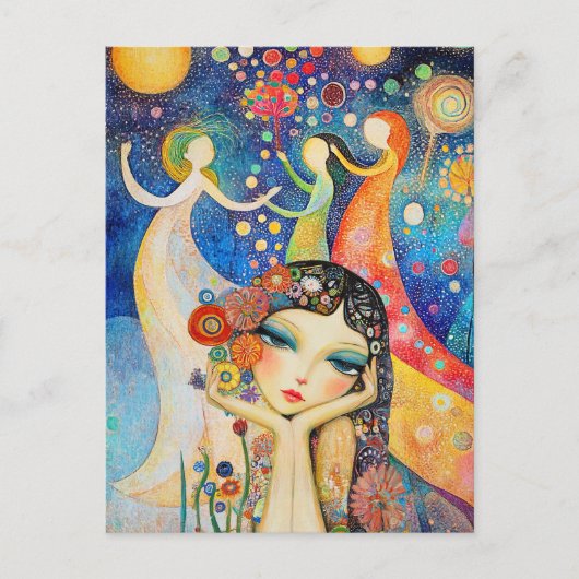 Carte Postale Danseurs Et Rêves (Devant)