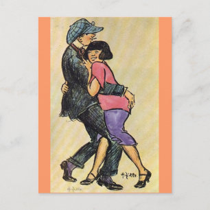 Carte Postale Danseurs - Heinrich Zille