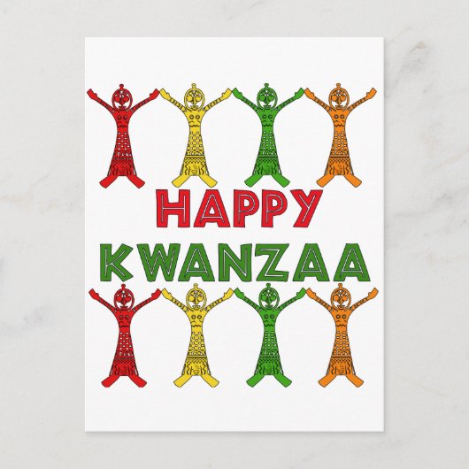 Carte Postale Danseurs Kwanzaa (Devant)