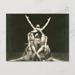Carte Postale Danseurs masculins 1934