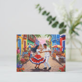 Carte Postale Danseurs Merengue République Dominicaine (Debout devant)