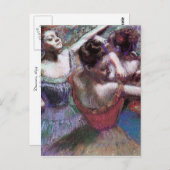 Carte Postale Danseurs par Degas (Devant / Derrière)