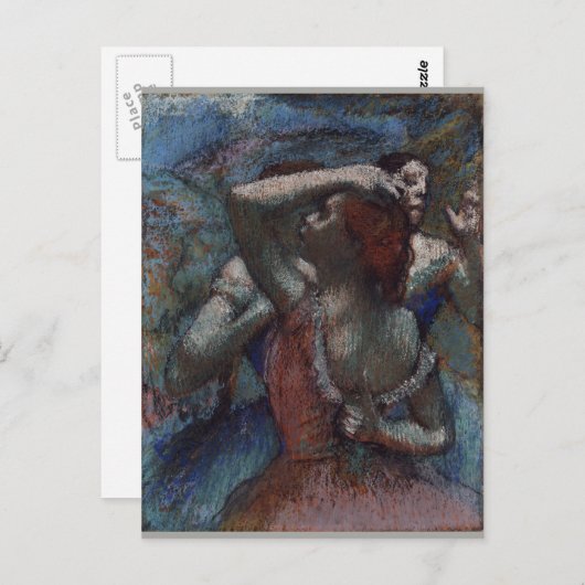 Carte Postale Danseurs par Edgar Degas (Devant / Derrière)