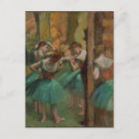 Danseurs rose et vert d'Edgar Degas