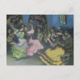 Carte Postale Danseurs tziganes espagnols, 1898