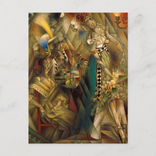 Carte Postale Danseuse au café (Danseuse dans un café) de Metzin (Devant)