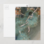 Carte Postale Danseuse balançant - Edgar Degas (Devant / Derrière)