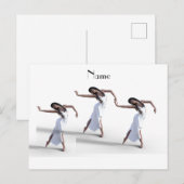 Carte Postale Danseuse blanche Thunder_Cove (Devant / Derrière)