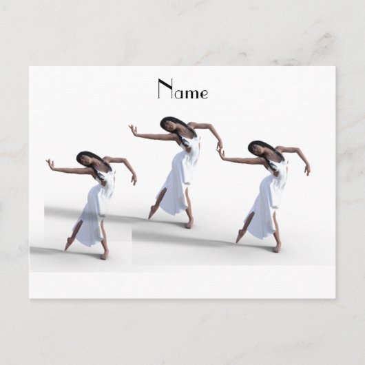 Carte Postale Danseuse blanche Thunder_Cove (Devant)