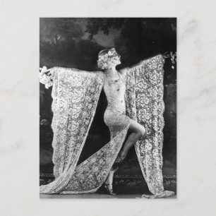 Carte Postale Danseuse cabaret parisienne