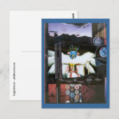 Carte Postale Danseuse d'aigle (Devant / Derrière)