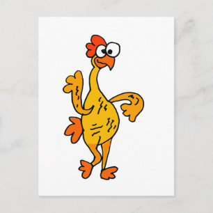 Carte Postale Danseuse Danseuse Poulet En Caoutchouc