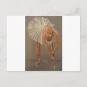 Carte Postale danseuse de ballet (Devant)