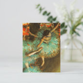 Carte Postale Danseuse de ballet Danseuse verte Danseuse Degas P (Debout devant)