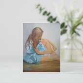 Carte Postale danseuse de ballet de repos cinderella (Debout devant)