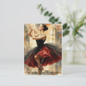 Carte Postale Danseuse de ballet en tutu, (Debout devant)