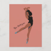Carte postale danseuse de ballet esthétique (Devant)