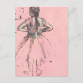 Carte Postale Danseuse de dos, mains sur les hanches par Edgar D (Devant)
