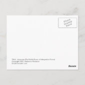 Carte Postale Danseuse de poulet moderne interprétative danser a (Dos)