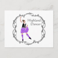 Danseuse des Highlands écossais Noeud celtique Vio