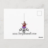 Carte Postale Danseuse du Ventre Merci  (Dos)