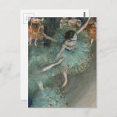 Carte Postale Danseuse - Edgar Degas (Devant / Derrière)