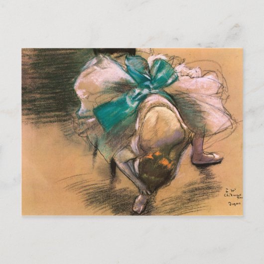 CARTE POSTALE DANSEUSE, EDGAR DEGAS (Devant)