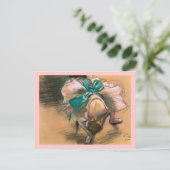 CARTE POSTALE DANSEUSE, EDGAR DEGAS (Debout devant)