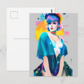 Carte Postale Danseuse étoile (Devant / Derrière)