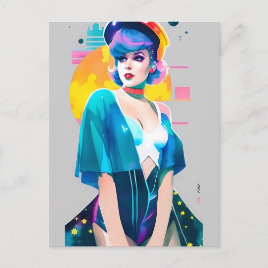 Carte Postale Danseuse étoile (Devant)