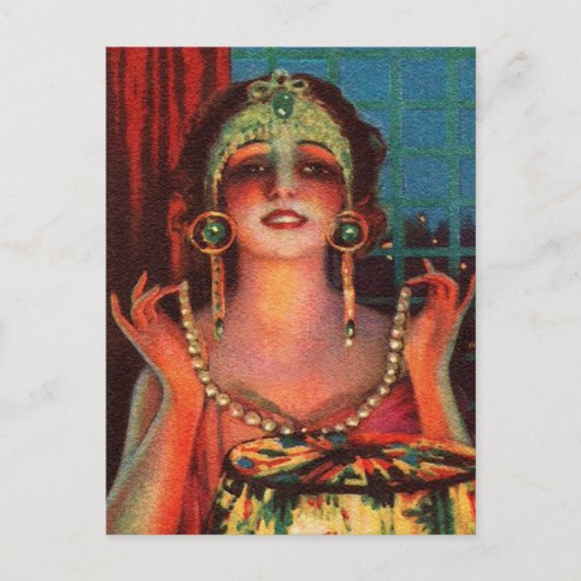 Carte Postale Danseuse fabuleuse de l'ère des Flappers des année (Devant)