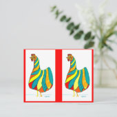 Carte Postale Danseuse folk Hen x2 (Debout devant)
