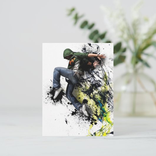 Carte Postale danseuse Hip hop (Debout devant)