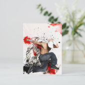Carte Postale Danseuse Hip hop de combat (Debout devant)