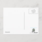 Carte Postale Danseuse Hip hop de combat (Dos)