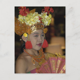 Carte Postale danseuse indonésienne