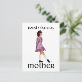 Carte Postale Danseuse Irlandaise - Mauve (Debout devant)