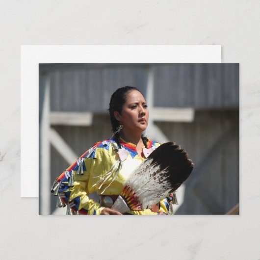 Carte Postale Danseuse Jingle (Devant / Derrière)