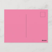 Carte Postale Danseuse orientale rose Shimmy (Dos)