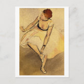 Carte Postale Danseuse par Edgar Degas (Devant)