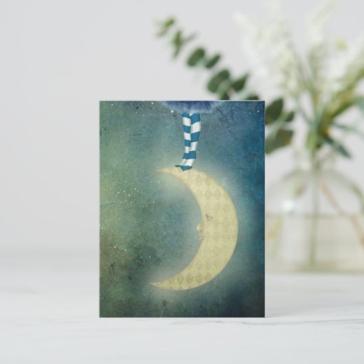 Carte Postale danseuse sur la lune (Debout devant)