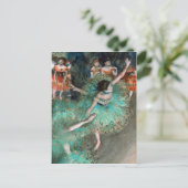 Carte Postale Danseuse Verte Edgar Degas (Debout devant)