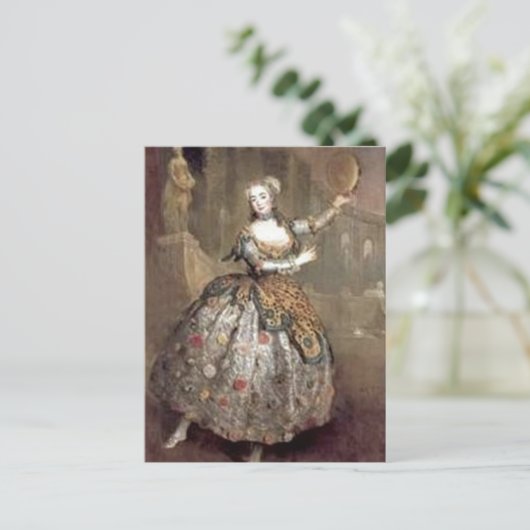 Carte Postale Danseuse victorienne (Debout devant)