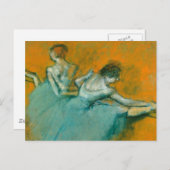 Carte Postale Danseuses au Bar Ballet (Devant / Derrière)