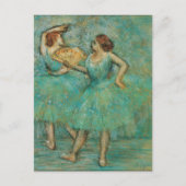 Carte Postale Danseuses avec un éventail Edgar Degas (Devant)
