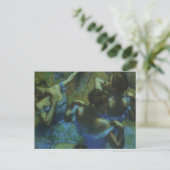 Carte Postale Danseuses bleues par Edgar Degas, Impressionnisme (Debout devant)
