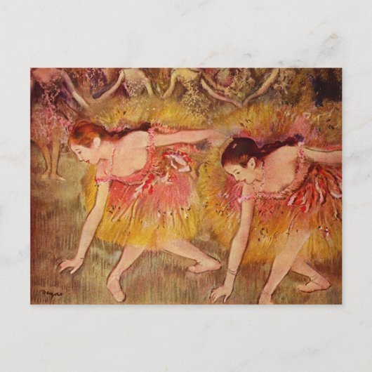 Carte Postale Danseuses de l'aube - Edgar Degas - 1885 (Devant)
